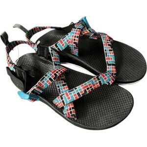 Chaco Z1 Ecotread Tube Sandal - Teal/Orange - US 6/EU 37
